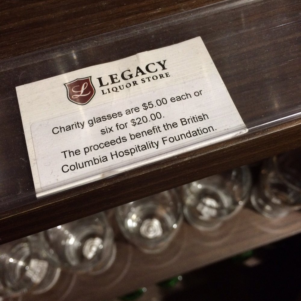 Legacy Liquor Store - All proceeds from glassware is charitable - Beer, Wine & Spirits Near Me - Vancouver, British Columbia Legacy Liquor Store - All proceeds from glassware is charitable - Beer, Wine & Spirits Near Me - Vancouver, British Columbia