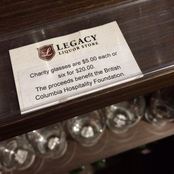 Legacy Liquor Store - All proceeds from glassware is charitable - Beer, Wine & Spirits Near Me - Vancouver, British Columbia