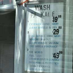 Car wash prices Car wash prices