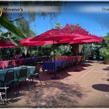Moreno's - Outside patio - Mexican Near Me - Orange, California