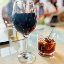 Pinot noir and manhattan