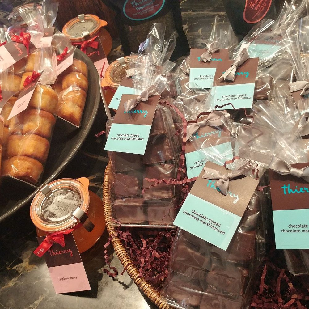 Thierry - Bagged mini financiers and chocolate covered marshmallows - Patisserie/Cake Shop Near Me - Vancouver, British Columbia Thierry - Bagged mini financiers and chocolate covered marshmallows - Patisserie/Cake Shop Near Me - Vancouver, British Columbia