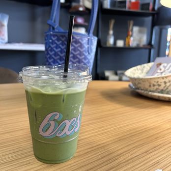 6XS STUDIO - Iced Matcha Latte - Coffee & Tea Near Me - Los Angeles, California