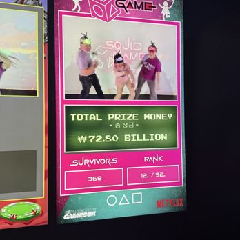 Immersive Gamebox - Squid game ranking - Arcades Near Me - Alpharetta, Georgia
