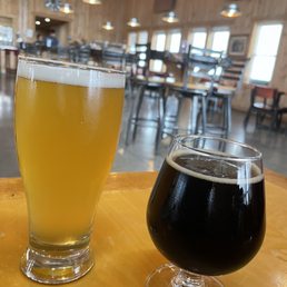Two beers: Hey Paesano! and For Peanut Sake. Two beers: Hey Paesano! and For Peanut Sake.