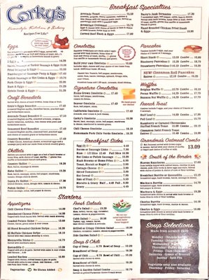 Menu photo 2 Corky's Kitchen & Bakery Rialto, CA Menu photo 2 Corky's Kitchen & Bakery Rialto, CA