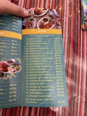 Menu photo 5 Playa Dorada Los Angeles, CA
