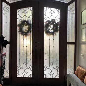 Ambassador Blinds & Installation Services - Here are my doors, when you open them, there's no screens, so bugs can fly right in! - Shades & Blinds Near Me - Mesa, Arizona