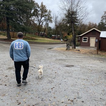 Idle Hour Winery & Kitchen - Walking in the parking lot. - Wineries Near Me - Oakhurst, California
