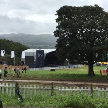 Festival No. 6 - The main stage being prepped - Festivals Near Me