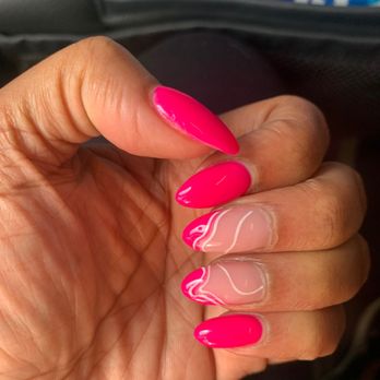 Nail Haven - Hard gel overlay over my natural nails with a gel polish design. - Nail Technicians Near Me - San Diego, California Nail Haven - Hard gel overlay over my natural nails with a gel polish design. - Nail Technicians Near Me - San Diego, California