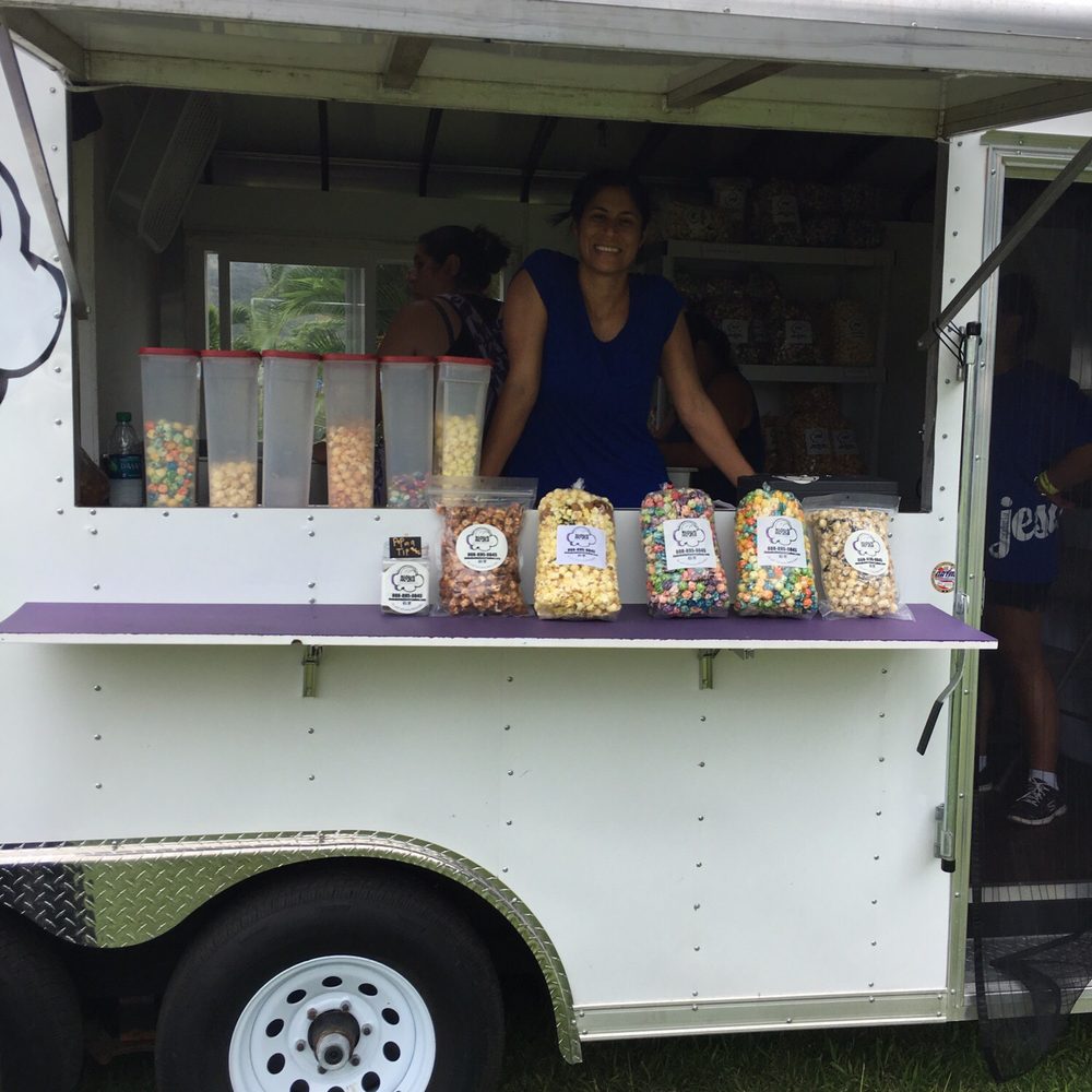 Aloha Kettlecorn - Cute food truck setup w/ one of the owners! - Food Trucks Near Me - Kahului, Hawaii Aloha Kettlecorn - Cute food truck setup w/ one of the owners! - Food Trucks Near Me - Kahului, Hawaii