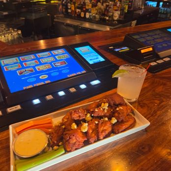 Thunderbird Bar & Grill - House marg, Buffalo wings with blue cheese - American Near Me - Las Vegas, Nevada