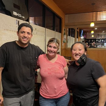 Mido Sushi - Me and two of the fabulous staff members. - Sushi Bars Near Me - Chandler, Arizona