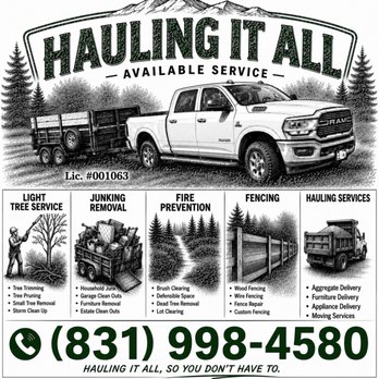 Hauling It All - Please contact me if you need any of the following assistance. Thank you for your business. - Junk Removal & Hauling Near Me Hauling It All - Please contact me if you need any of the following assistance. Thank you for your business. - Junk Removal & Hauling Near Me