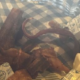 Burnt bacon
