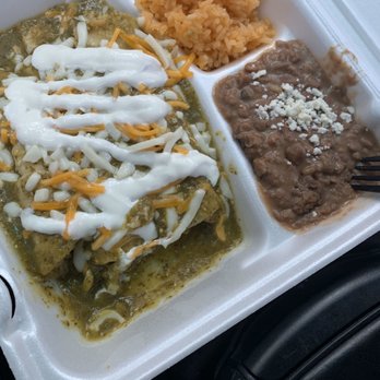 Raizes Mexican Kitchen - Enchiladas Suizas Plate - Mexican Near Me - Stafford, Texas