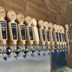By the Beach Brewing - Taproom taps