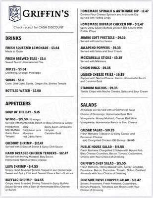 Menu photo 2 Griffin’s Public House Surfside Beach, SC Menu photo 2 Griffin’s Public House Surfside Beach, SC