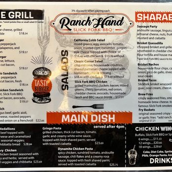 Ranch Hand - Menu - Burgers Near Me - Hughson, California
