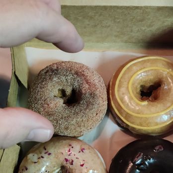 Holey Grail Donuts - Little guys fit in the plam of my hand. - Donuts Near Me - Honolulu, Hawaii Holey Grail Donuts - Little guys fit in the plam of my hand. - Donuts Near Me - Honolulu, Hawaii