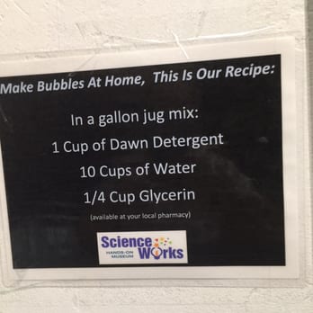 Scienceworks Hands-On Museum - They give you the recipient for their amazing recipe!! - Museums Near Me - Ashland, Oregon