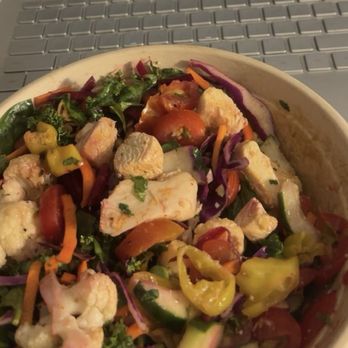 Just Salad - Build Your Own Salad - double chicken... - Salad Near Me - Boca Raton, Florida