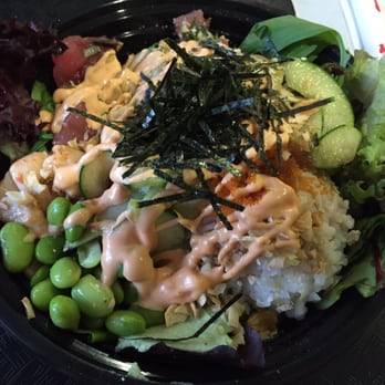 PokeMIX - Ahi tuna and scallops with ALL THE ADD ONS, spicy mayo, and house sauce - Hawaiian Near Me - Pasadena, California PokeMIX - Ahi tuna and scallops with ALL THE ADD ONS, spicy mayo, and house sauce - Hawaiian Near Me - Pasadena, California