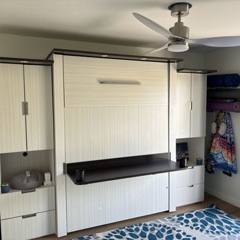 Happy To Help - Handy Guy - This is the Murphy bed (and fan) fully installed after cleanup. Perfect. - Handyman Near Me Happy To Help - Handy Guy - This is the Murphy bed (and fan) fully installed after cleanup. Perfect. - Handyman Near Me