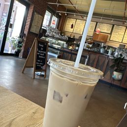 Cold brew with a splash of cream