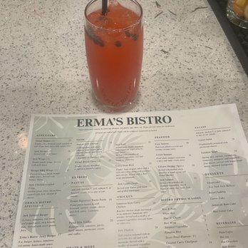 Erma's Bistro - Passapassa rum punch is a Must!!! - Restaurants Near Me - Syracuse, New York