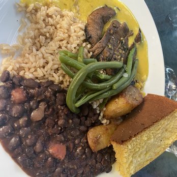 Blue Heaven - Vegetarian plate... sooo delicious! - Breakfast & Brunch Near Me - Key West, Florida
