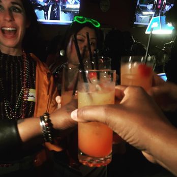 The Nectar - Cheers!  Hurricanes for Mardi Gras.  They made them SO WELL! - Dive Bars Near Me - Northridge, California
