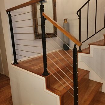 Nay Remodeling & Construction - First landing upgrade portion of stair way - General Contractors Near Me Nay Remodeling & Construction - First landing upgrade portion of stair way - General Contractors Near Me