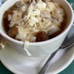 Alamo Restaurant - 6/14:25 French onion- delicious yet unconventional.