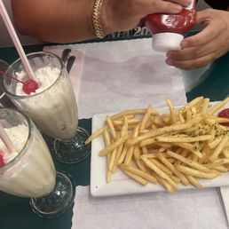 Fries and shakes