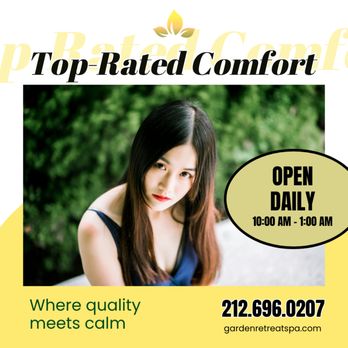 Garden Retreat Spa - Experience the difference https://gardenretreatspa.com/ - Massage Near Me - New York, New York Garden Retreat Spa - Experience the difference https://gardenretreatspa.com/ - Massage Near Me - New York, New York