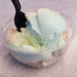 Hwy 55 Burgers Shakes & Fries - Key Lime Pie ice cream! It rivals the same flavor that I have had at other shops!