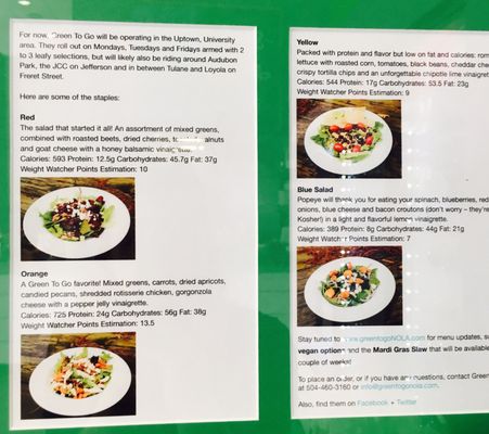 Menu photo 1 Green To Go New Orleans, LA Menu photo 1 Green To Go New Orleans, LA