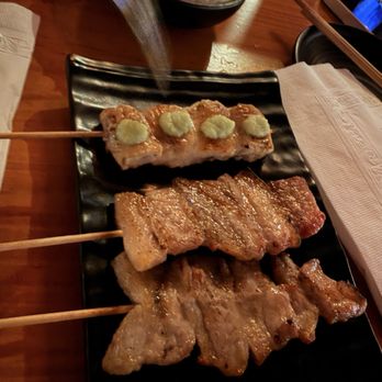 Ai Ki Ya - Pork Belly Yakitori Chicken Breast with Wasabi Sauce Yakitori - Ramen Near Me - New York, New York