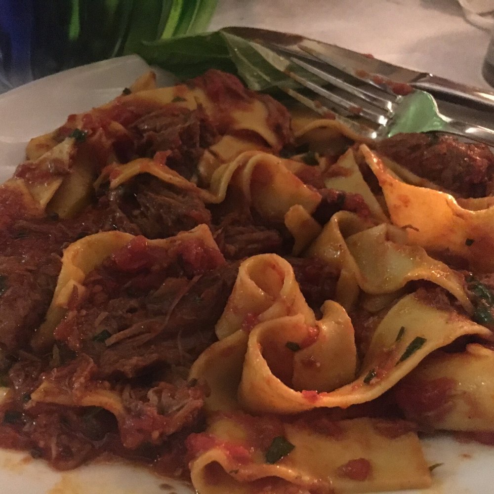Ristorante Euno - Pappardelli pasta with Osso Bucco at Ristorante Euno - Italian Near Me - Boston, Massachusetts Ristorante Euno - Pappardelli pasta with Osso Bucco at Ristorante Euno - Italian Near Me - Boston, Massachusetts