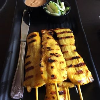 Top Thai - Chicken Satay (Why is there a butter knife?!?) 4.5177155 stars! - Thai Near Me - Castro Valley, California