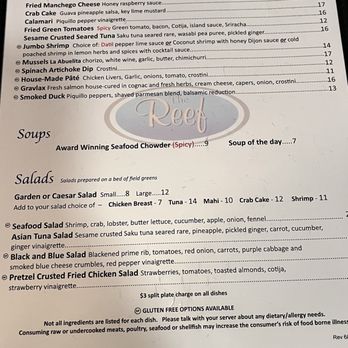 The Reef - Seafood Near Me - Saint Augustine, Florida