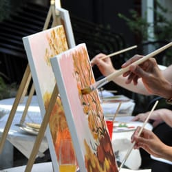 Pop & Paint - We provide all painting supplies for you!  You just have to reserve your seat, show up, and have a great time!