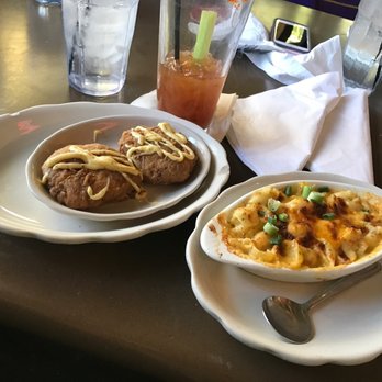 The Chimes Covington - Perfect combination for Sunday lunch! The lagniappe cakes and side of Mac and cheese was absolutely delicious! - Pubs Near Me - Covington, Louisiana The Chimes Covington - Perfect combination for Sunday lunch! The lagniappe cakes and side of Mac and cheese was absolutely delicious! - Pubs Near Me - Covington, Louisiana