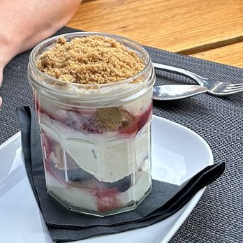 Red Door Bistro - Summer Trifle - delicious - Bistros Near Me - Whistler, British Columbia Red Door Bistro - Summer Trifle - delicious - Bistros Near Me - Whistler, British Columbia