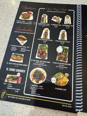 Menu photo 1 PB Pho & Grill San Diego, CA Menu photo 1 PB Pho & Grill San Diego, CA