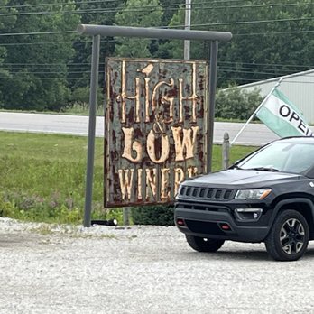 High & Low Winery - A bit hard to read sign! - Wine Tasting Room Near Me - Medina, Ohio High & Low Winery - A bit hard to read sign! - Wine Tasting Room Near Me - Medina, Ohio