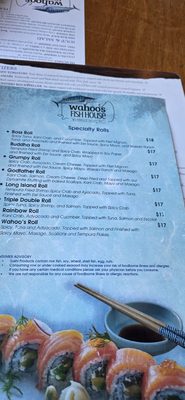 Menu photo 1 Wahoo's Fish House Murrells Inlet, SC Menu photo 1 Wahoo's Fish House Murrells Inlet, SC