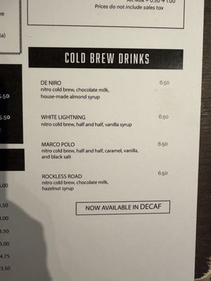 Menu photo 2 Quixotic Coffee Saint Paul, MN